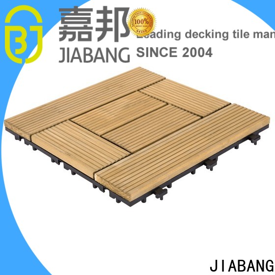 JIABANG natural wooden patio deck squares long size wooden floor