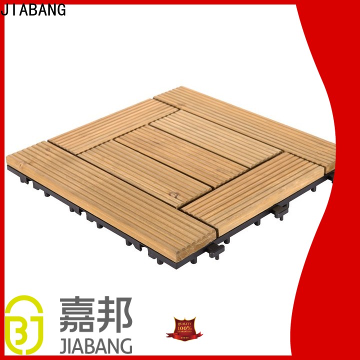 JIABANG diy wood wooden decking squares long size wooden floor