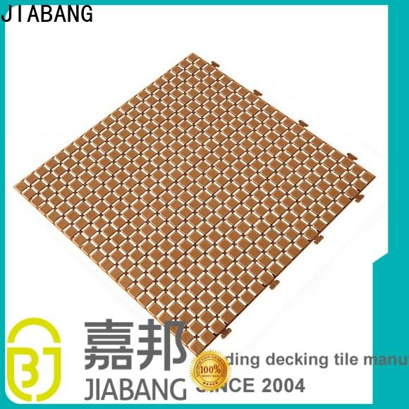 JIABANG protective plastic floor tiles outdoor non-slip for wholesale