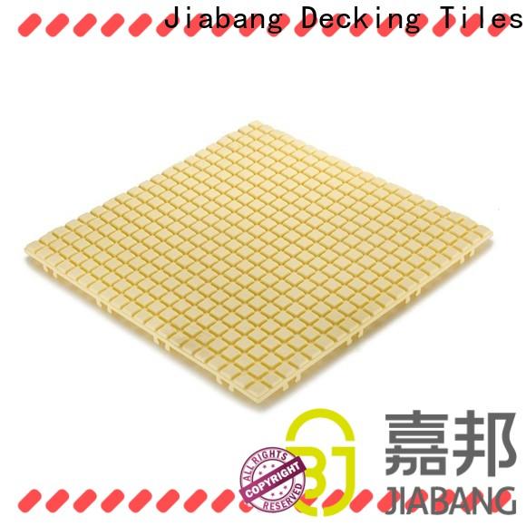 JIABANG protective outdoor plastic patio tiles high-quality kitchen flooring