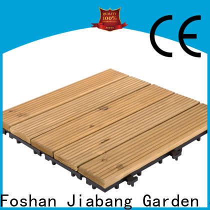 JIABANG adjustable interlocking wood decking flooring wood for balcony