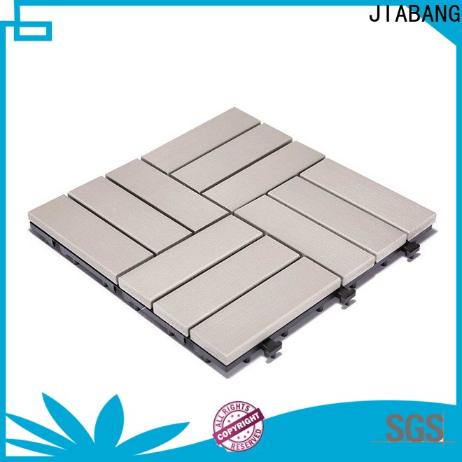 JIABANG high-end outdoor plastic deck tiles anti-siding home decoration