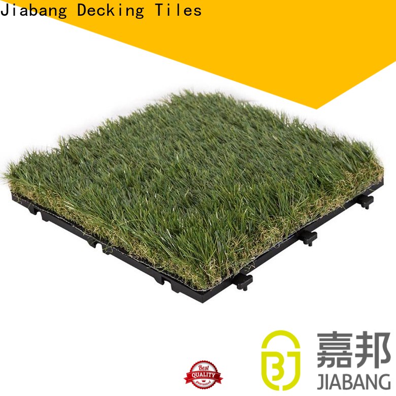 JIABANG artificial turf outdoor grass carpet tiles top-selling for garden