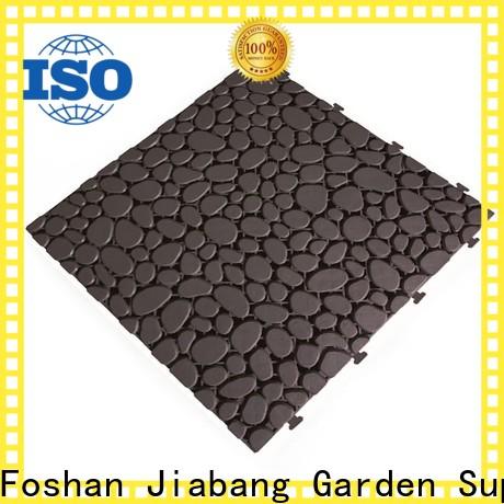 JIABANG anti-sliding wood plastic composite decking tiles high-quality for wholesale