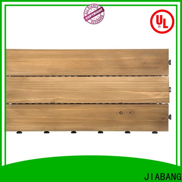 JIABANG interlocking modular wood deck tiles wood deck for garden