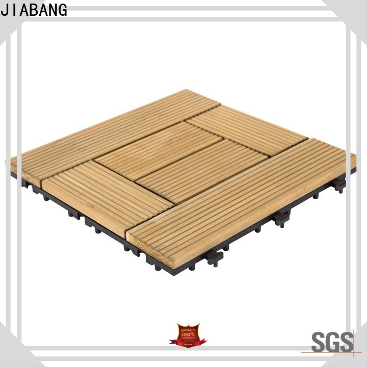 JIABANG outdoor wooden patio deck squares chic design wooden floor