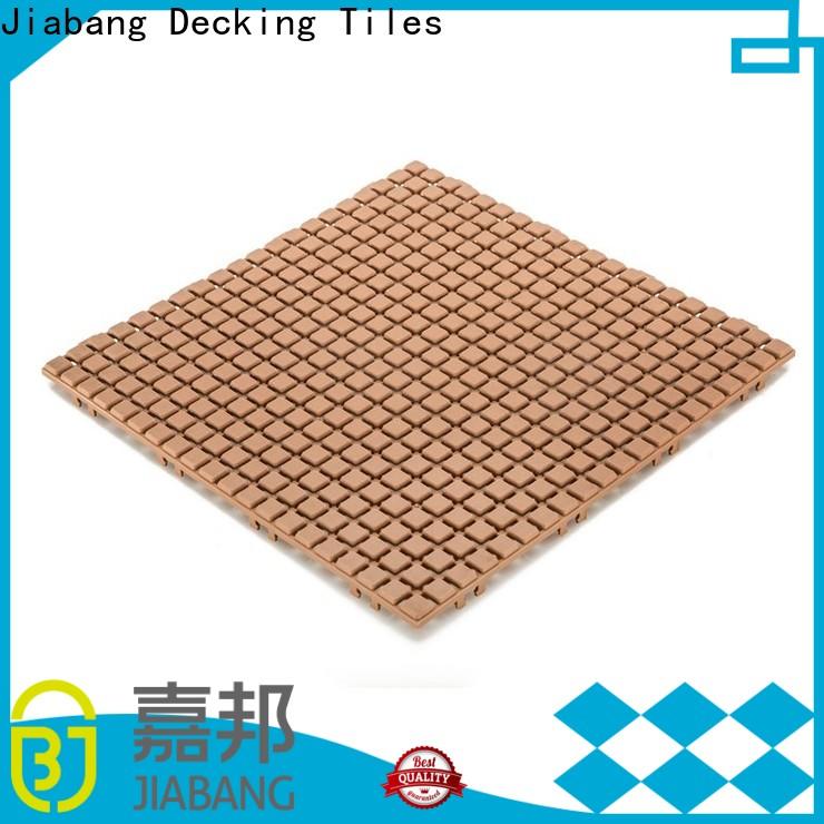 JIABANG plastic interlocking patio tiles non-slip for wholesale