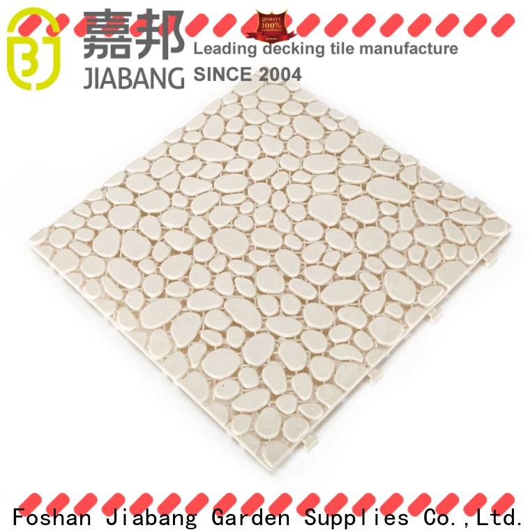 JIABANG protective recycled plastic deck tiles high-quality kitchen flooring