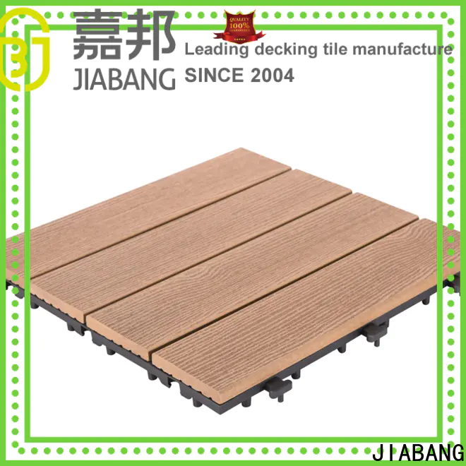 JIABANG outdoor interlocking composite wood tiles durable