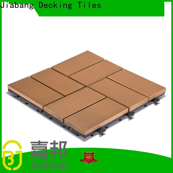 JIABANG light-weight outdoor plastic deck tiles high-quality gazebo decoration