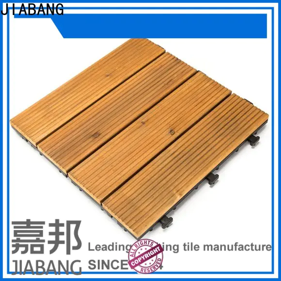 JIABANG refinishing garden wooden decking tiles flooring for balcony