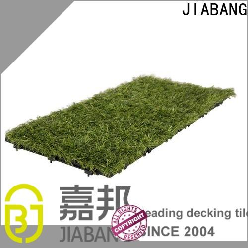 JIABANG landscape artificial grass decking tiles artificial grass balcony construction