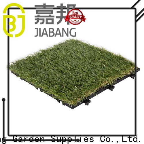 JIABANG artificial grass carpet tiles easy installation for customization