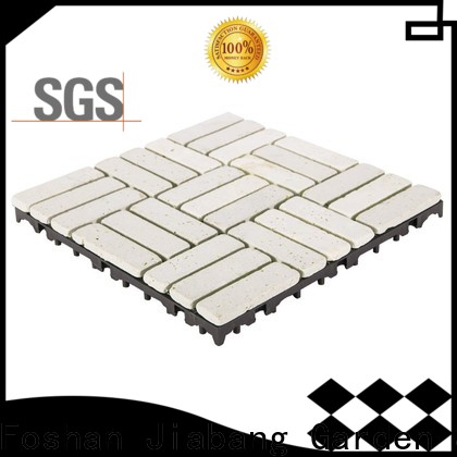JIABANG natural travertine deck tiles wholesale for garden decoration