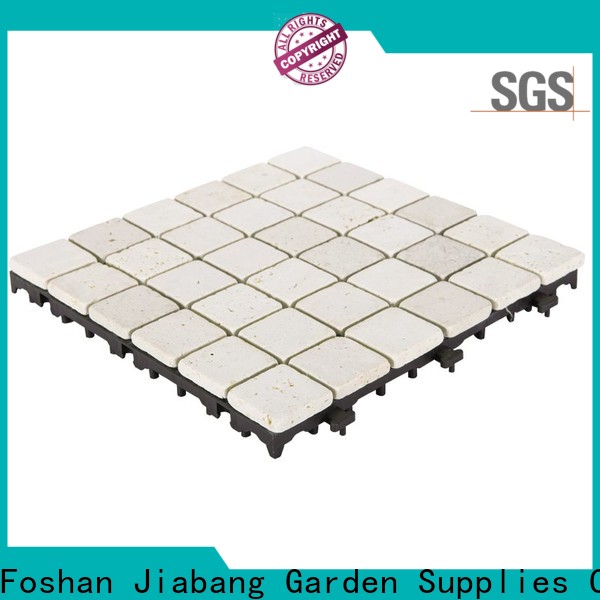 JIABANG limestone polished travertine tile wholesale for playground
