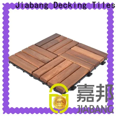 JIABANG solid wood acacia wood outdoor flooring low-cost for decoration
