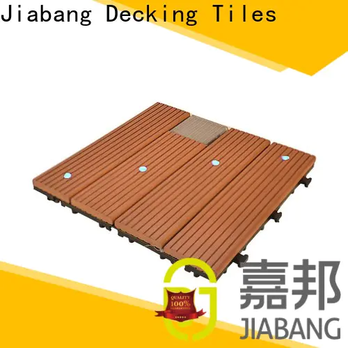 JIABANG wpc snap together deck tiles highly-rated garden lamp