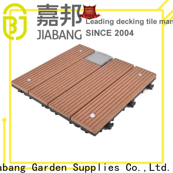 JIABANG eco-friendly balcony deck tiles decorative garden lamp
