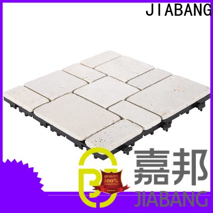 JIABANG interlocking exterior travertine tile wholesale for playground