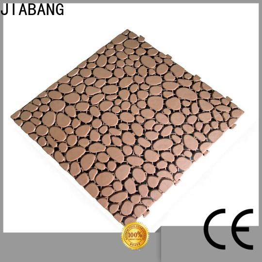 JIABANG decorative recycled plastic deck tiles high-quality for customization