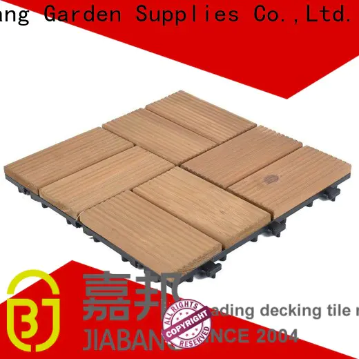 JIABANG hot-sale outdoor wood deck tiles gazebo low maintenance