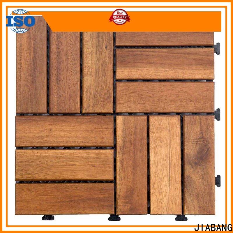 JIABANG acacia wood deck tile free delivery easy installation