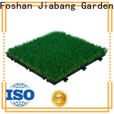 JIABANG hot-sale interlocking grass tiles artificial grass balcony construction