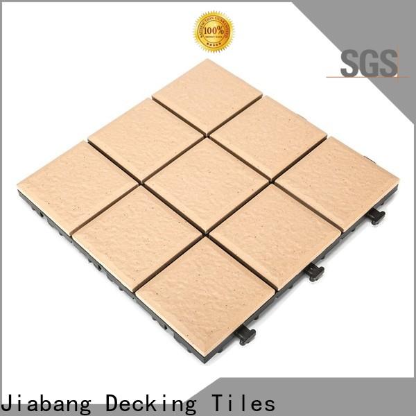 JIABANG exhibition exterior porcelain floor tiles custom size for patio decoration
