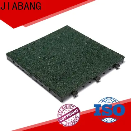 JIABANG composite rubber gym flooring tiles low-cost for wholesale