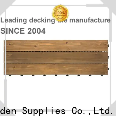 JIABANG interlocking wooden interlocking deck tiles wood deck wooden floor