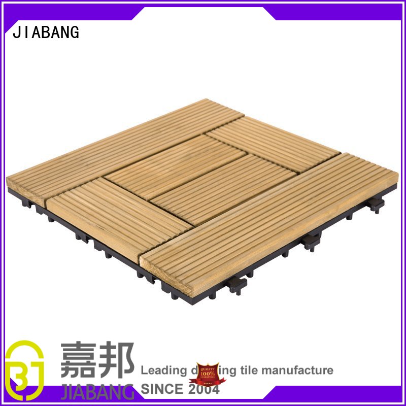 interlocking hardwood deck tiles natural flooring for garden