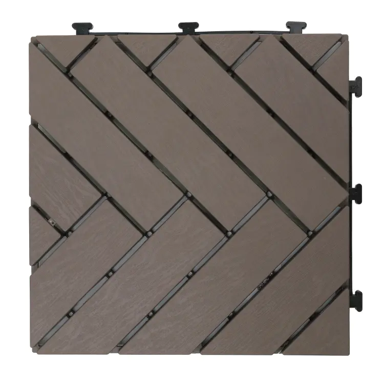 outdoor plastic floor decking tile with good price PP8C3030B CF