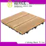 natural wood floor decking tiles diy wood for garden JIABANG