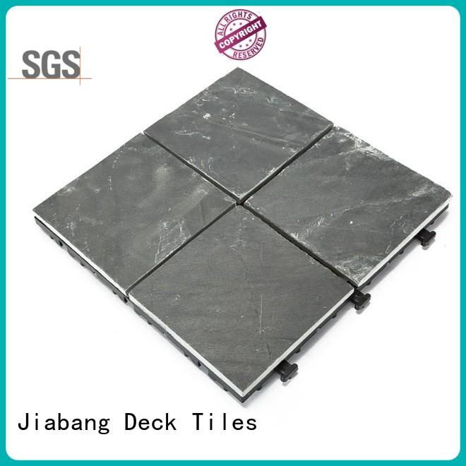 JIABANG waterproofing interlocking stone deck tiles basement decoration swimming pool