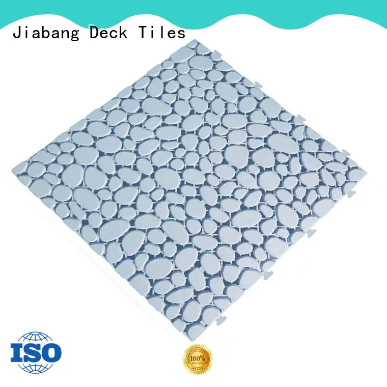 flooring outdoor plastic tiles non-slip for customization