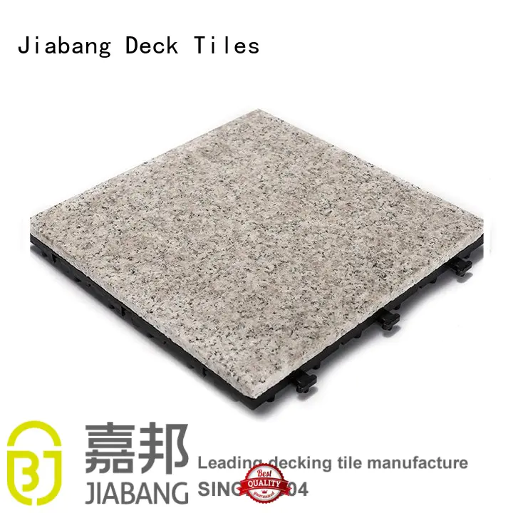 highly-rated interlocking granite deck tiles from top manufacturer for porch construction JIABANG