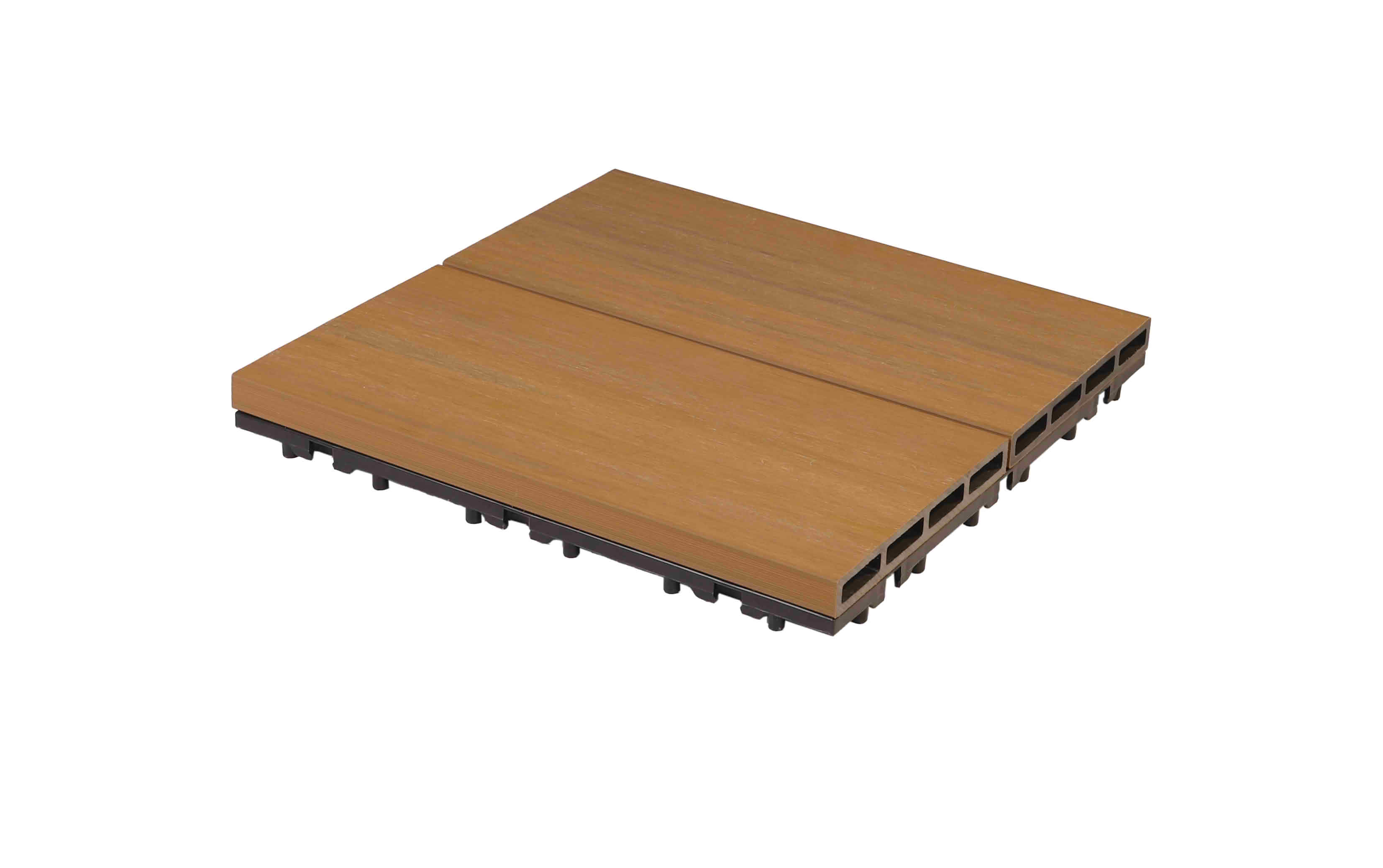 Hollow wpc decking tile