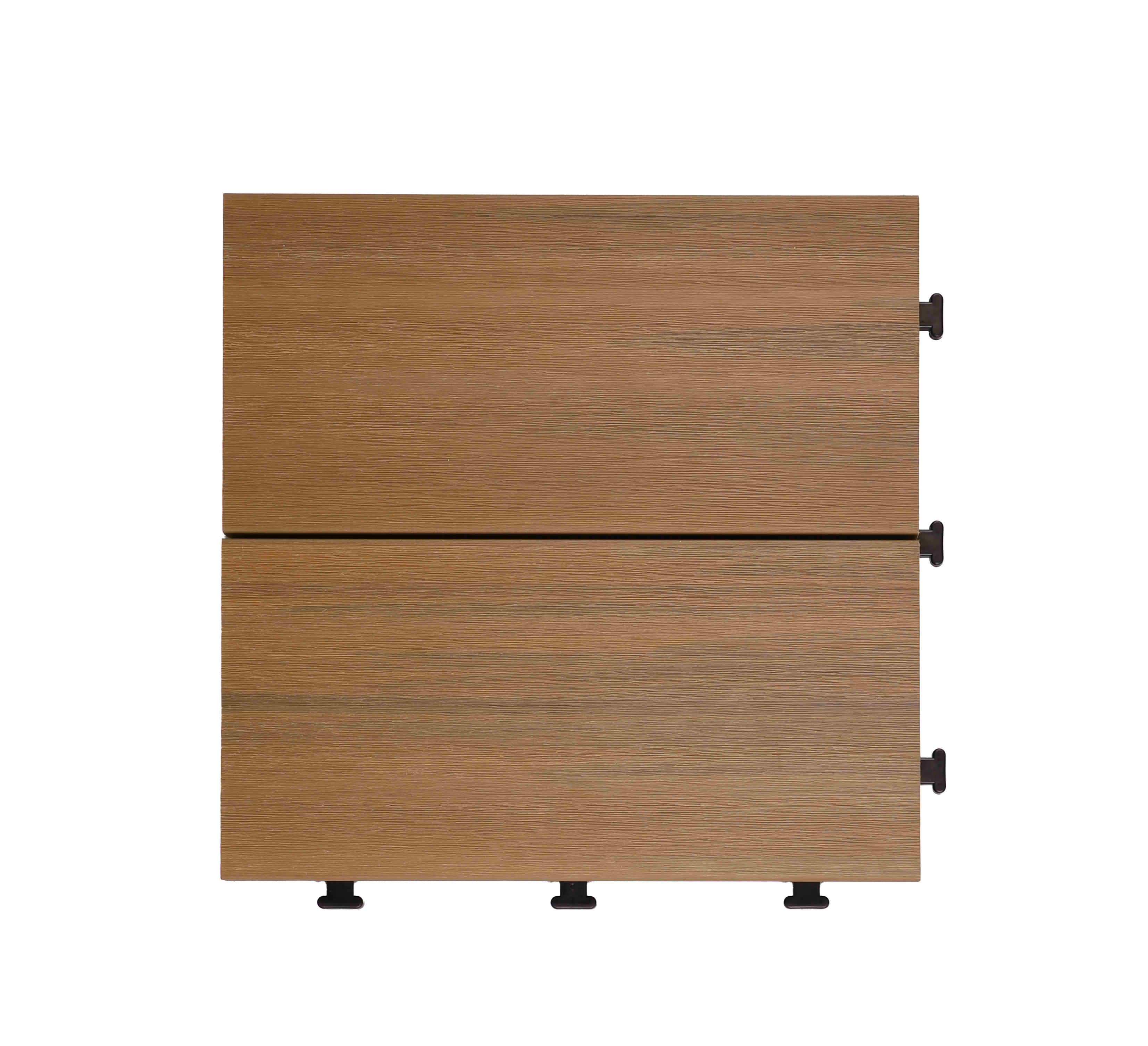 Hollow wpc decking tile