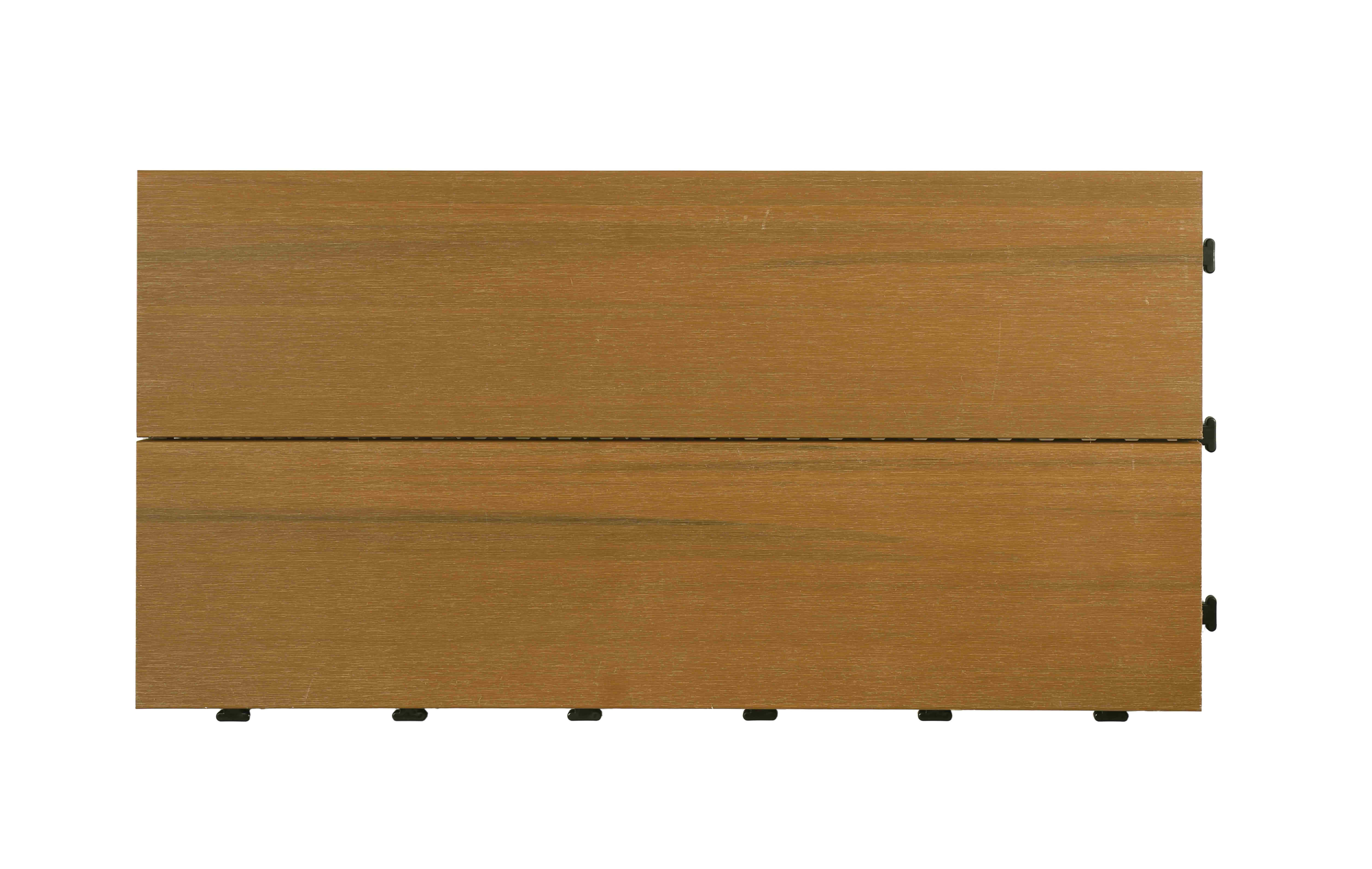 Hollow wpc decking tile