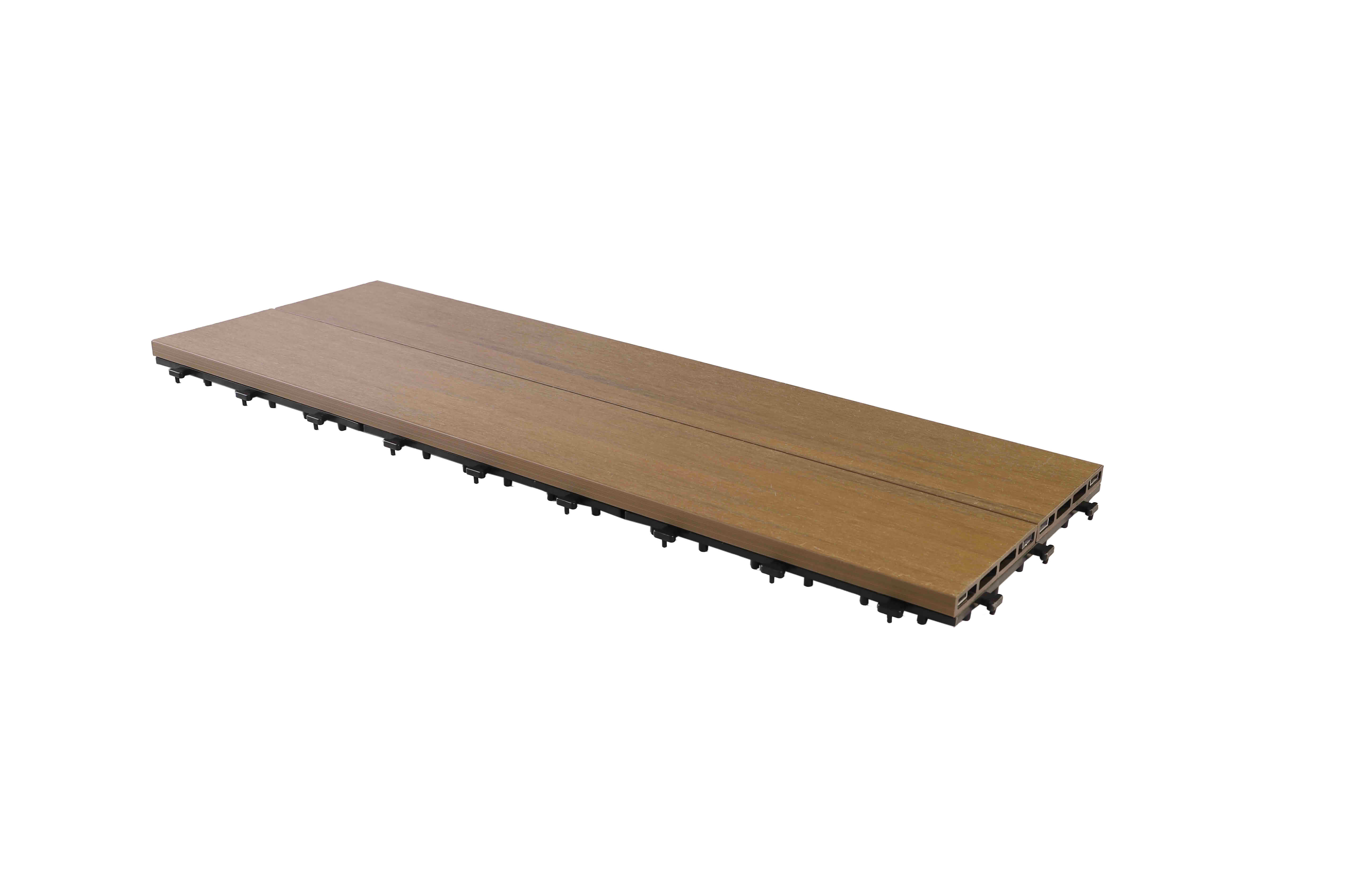 Hollow wpc decking tile