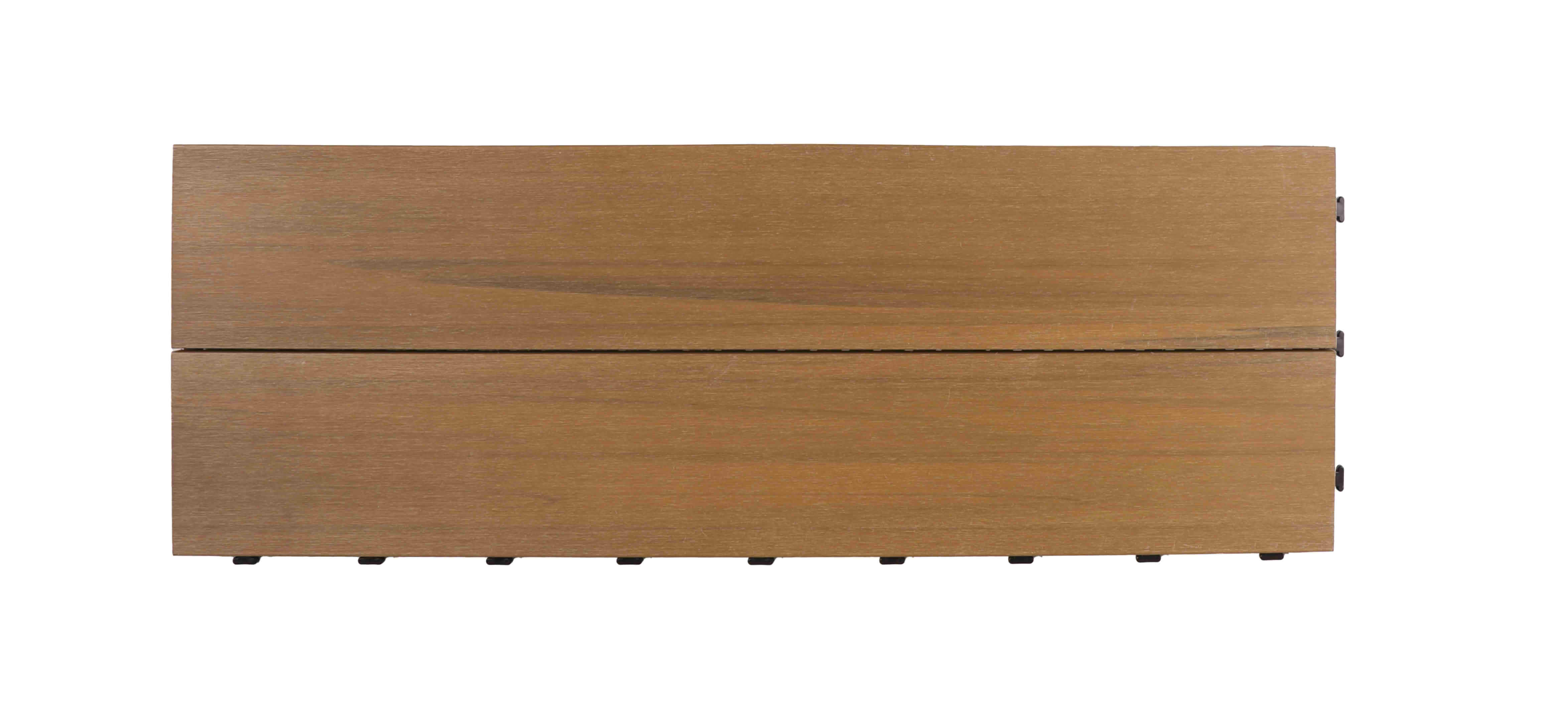 Hollow wpc decking tile