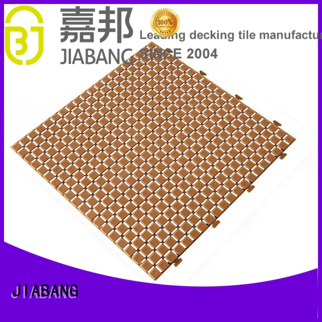 JIABANG bathroom floor outdoor plastic tiles non-slip kitchen flooring