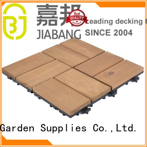 durable wood deck tiles garden low maintenance