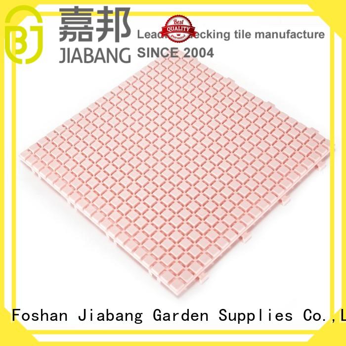 JIABANG decorative plastic decking tiles non-slip for customization