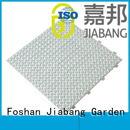 plastic floor tiles outdoor deck sand JIABANG Brand non slip bathroom tiles