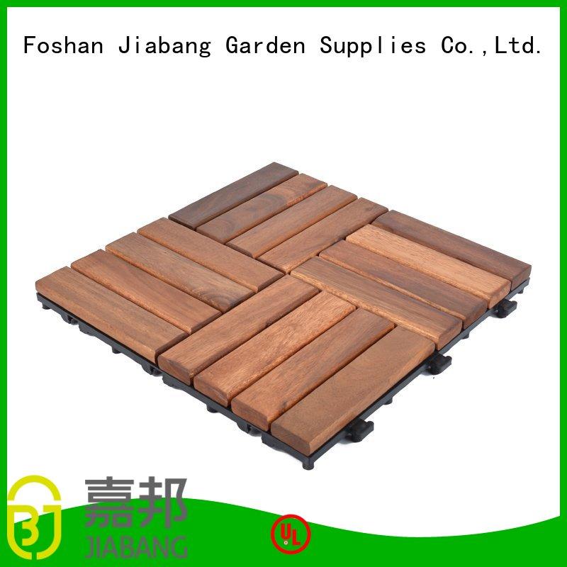 acacia tile flooring solid JIABANG Brand acacia deck tile