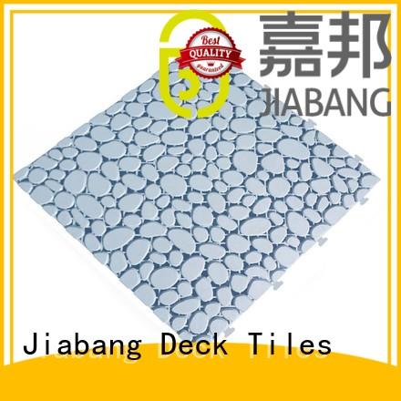 plastic floor tiles outdoor mat JIABANG Brand non slip bathroom tiles