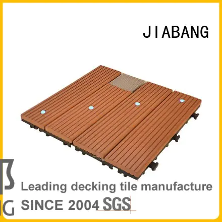 wpc snap together deck tiles eco-friendly home JIABANG