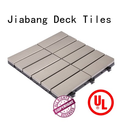 JIABANG pvc outdoor plastic tiles popular gazebo decoration