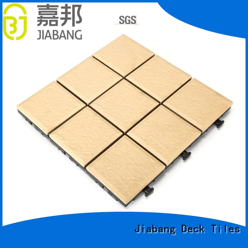 flooring outdoor ceramic deck tiles exhibition at discount JIABANG